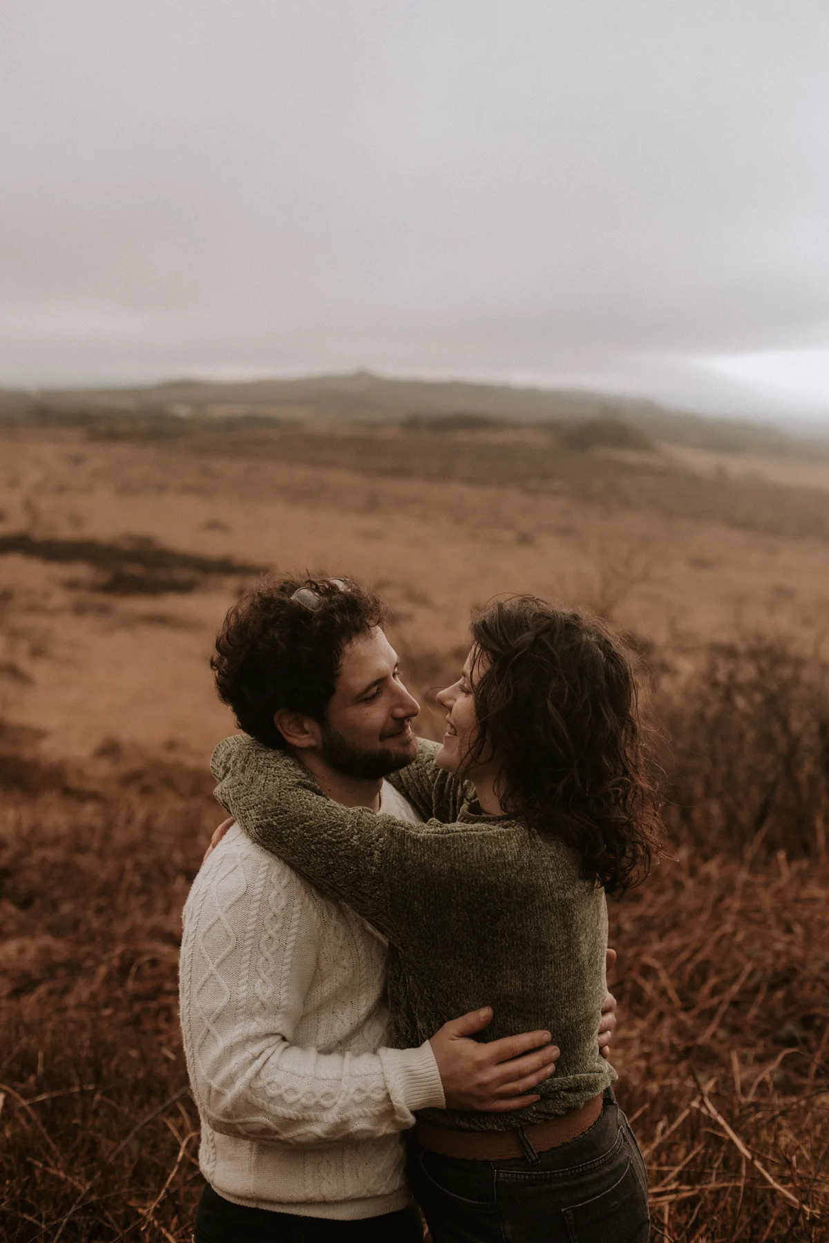 Séance couple dans les landes de Bretagne – Eronarts